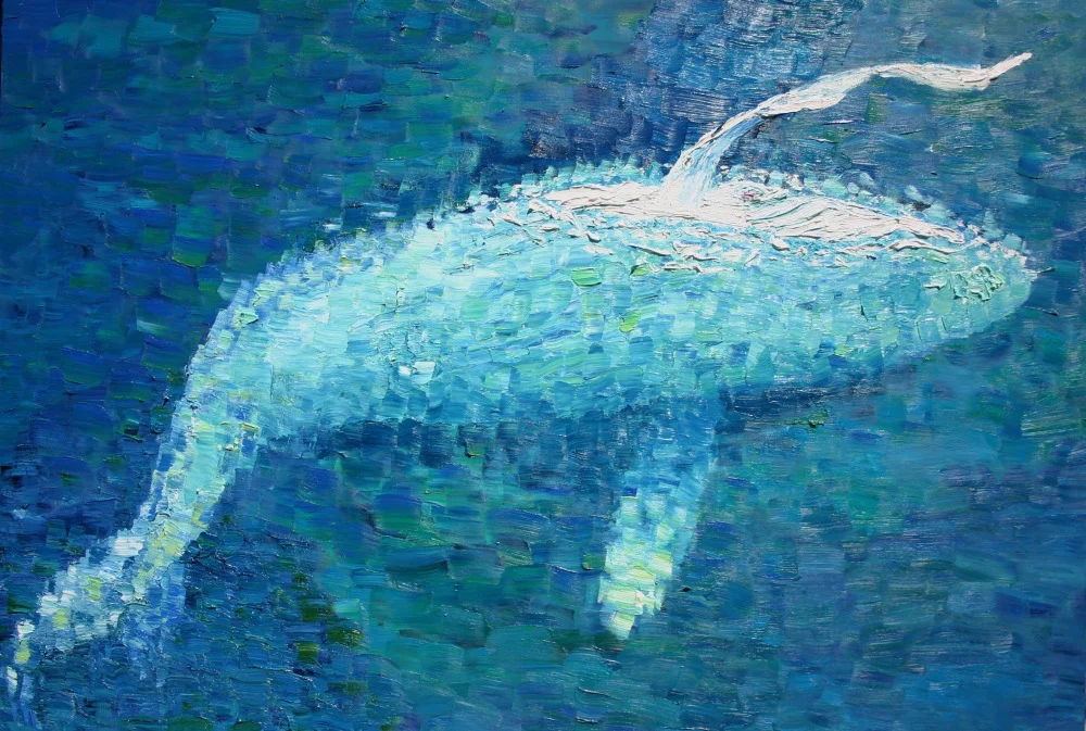 Stephanie Burns, Migaloo Slapping, 2013