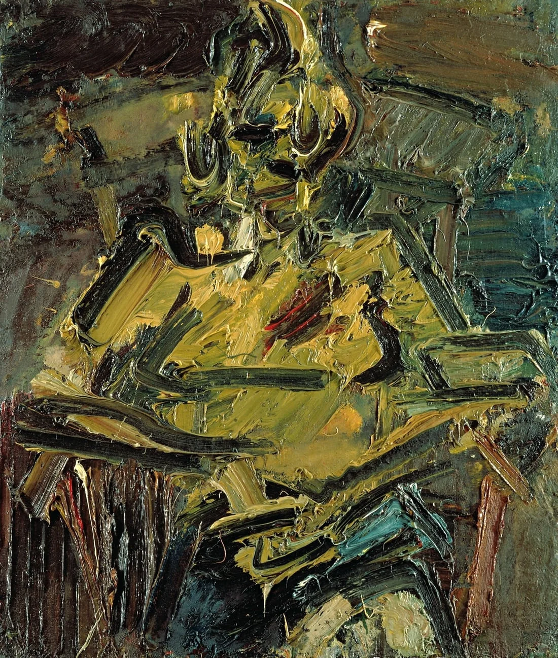 Portrait Of Catherine Lampert, Auerbach