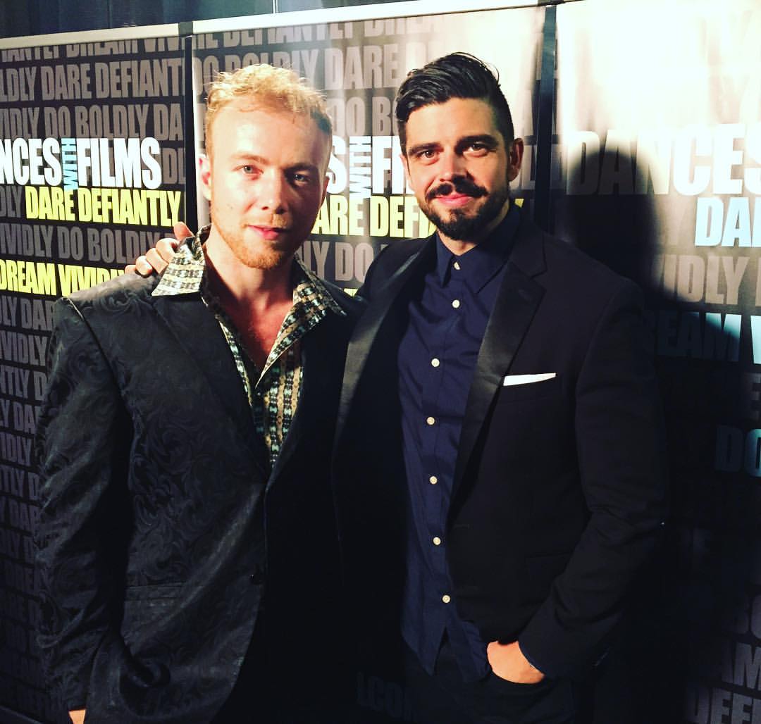 Me & co-star Micah Parker at the closing night Gala of DWF 