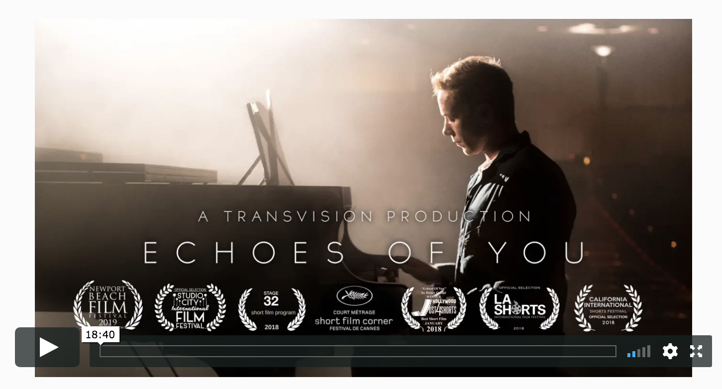 "Echoes Of You" at Newport Beach Film Festival
