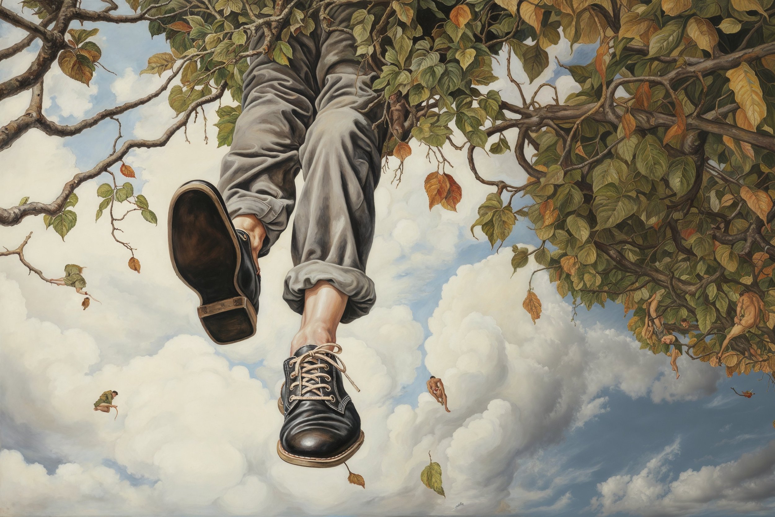 magnific-ypzXg0PCJuNyYfOo3p1d-laurence5506_feet_dangling_from_branches__trees_lifting_into_th_812b24b8-36d6-4b33-8e70-da78e761e8fb.jpeg