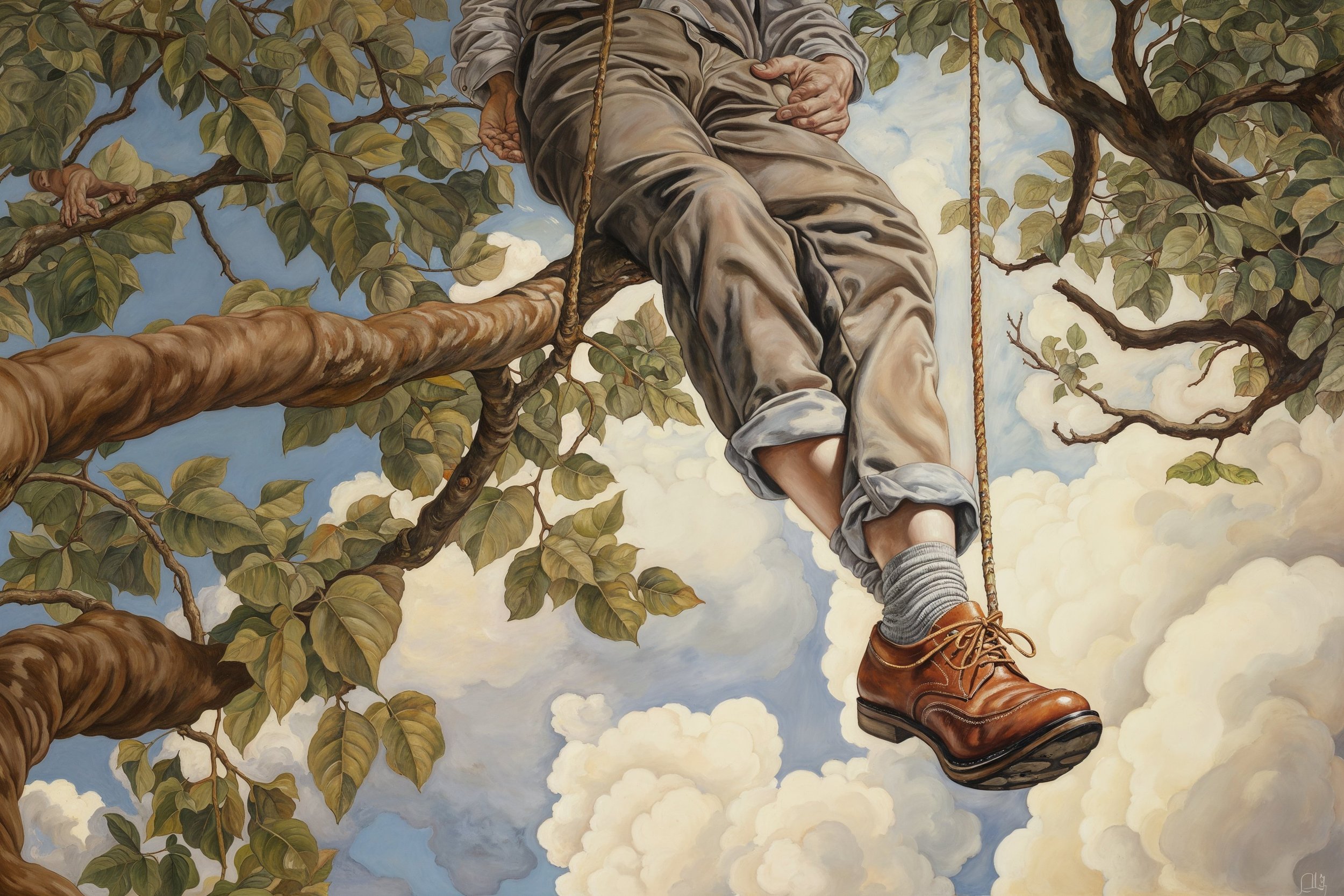 magnific-6LTATcuxjLqKyjXf5YJ1-laurence5506_feet_dangling_from_branches__trees_lifting_into_th_9e9999f0-cae4-4e81-bc24-365daf5eab3c.jpeg