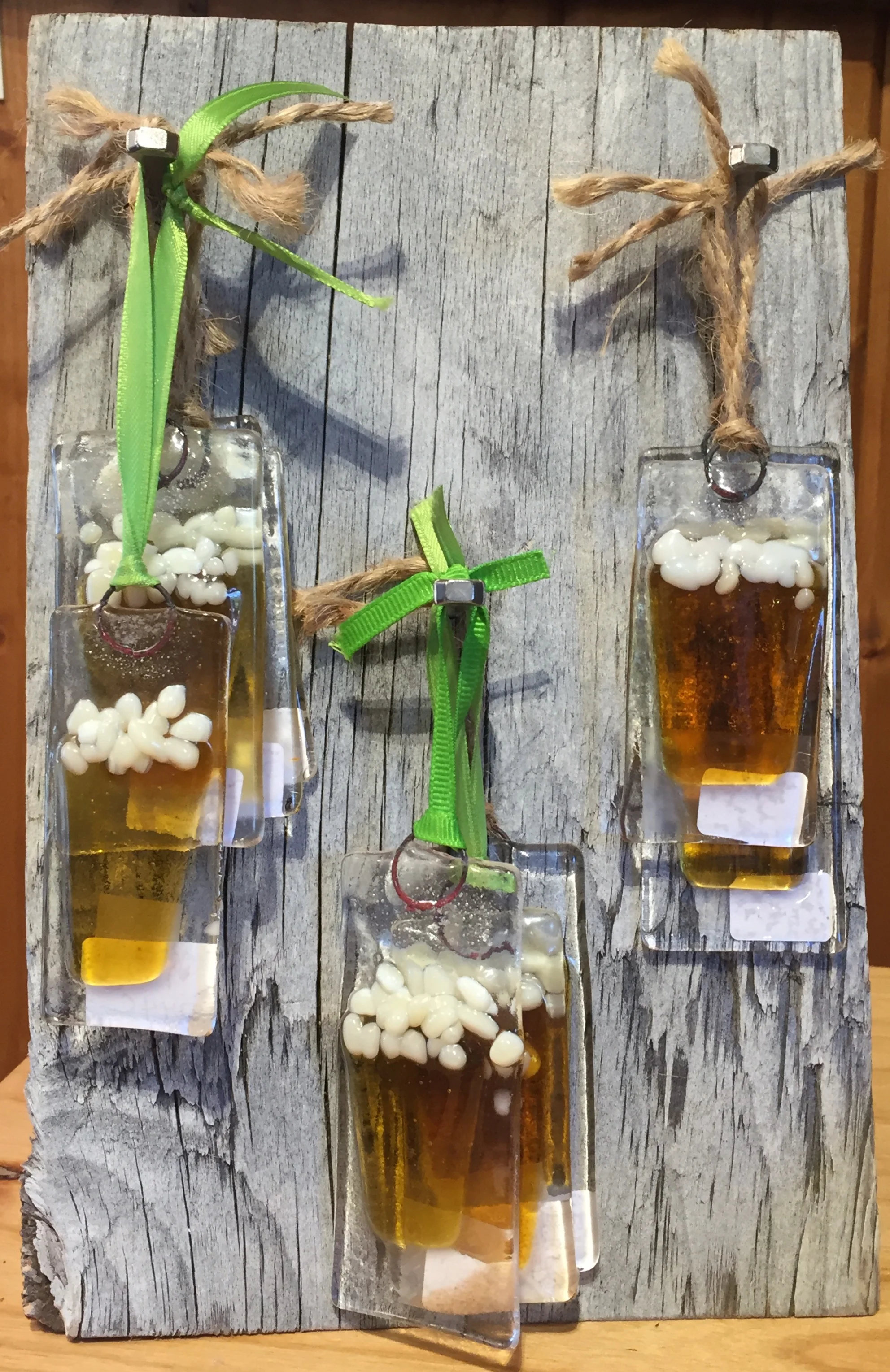 Beer Ornaments, Edie Shelton