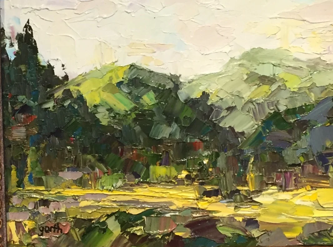 Summer Range, Oil, 9 x 12 $300