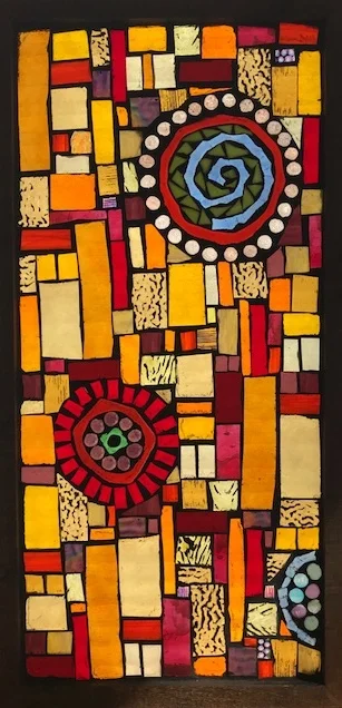 Spheres in Yellow, 14 x 28