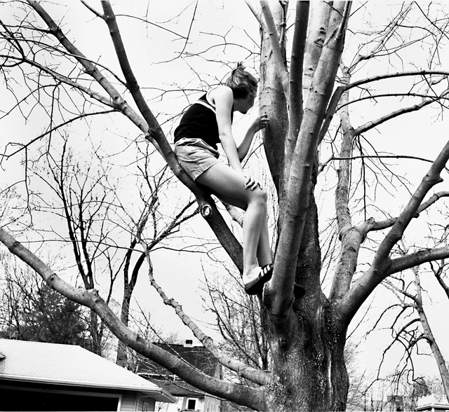 Emily in Tree, 1998