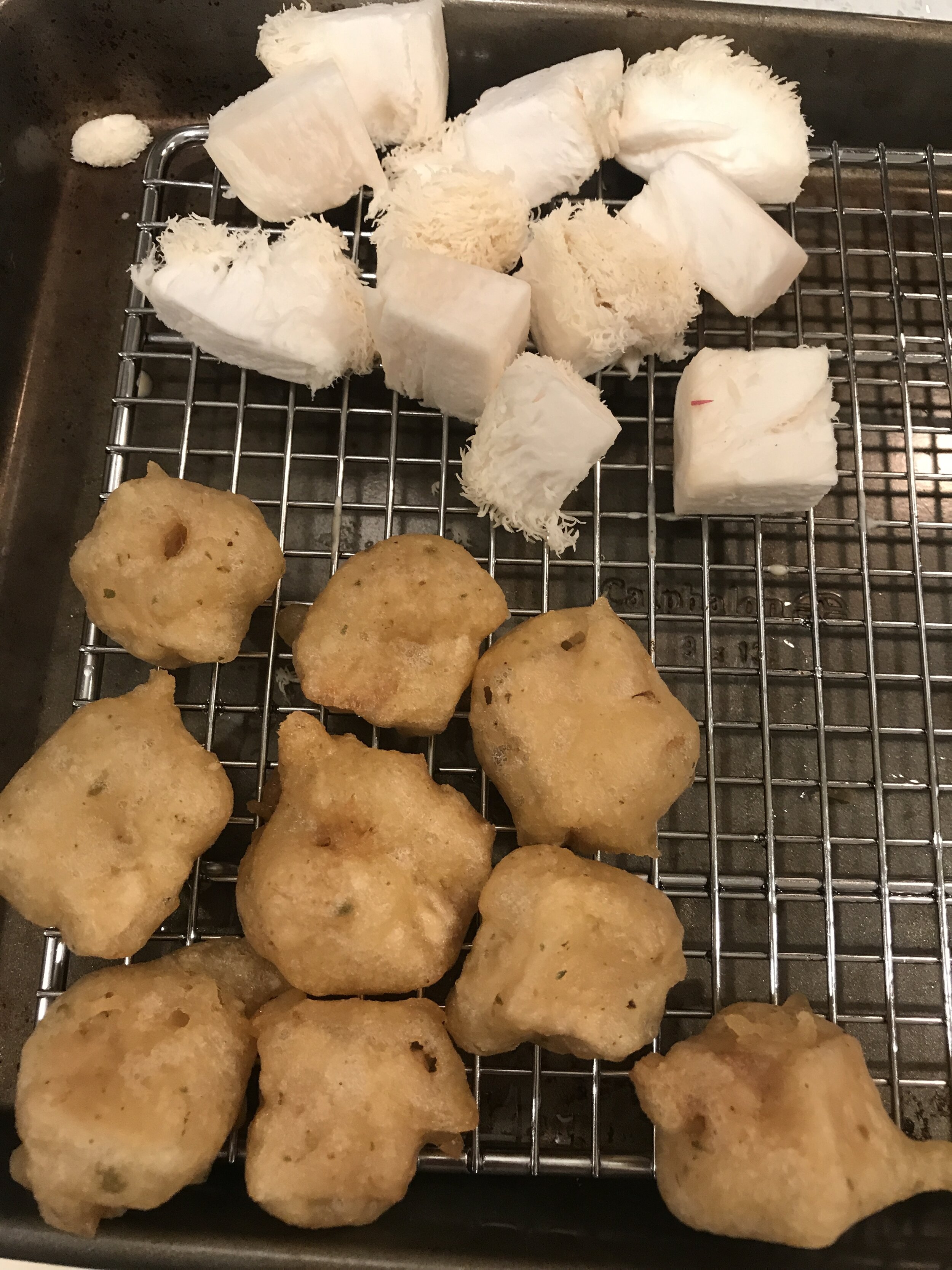 Epicurean San Diego Beer Battered Lion's Mane