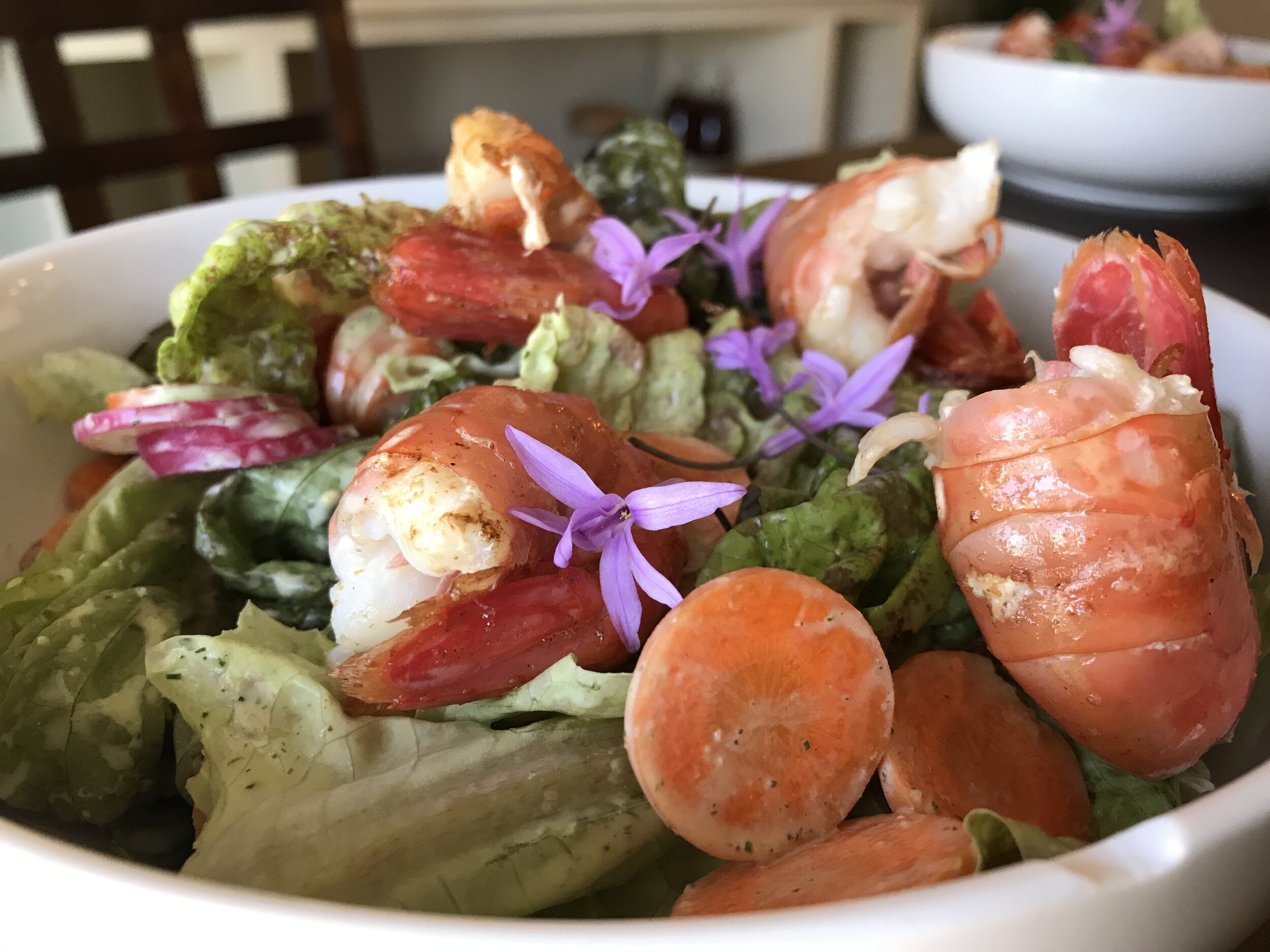 Local Spot Prawn Salad