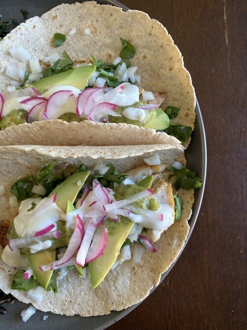 Farm Fresh Fish Tacos