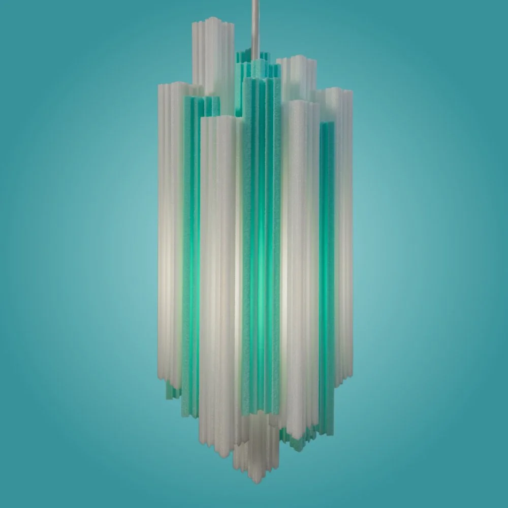 Churros Lamp in Blue