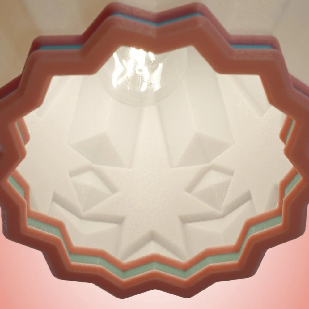 Seven Stars berry pendant lamp seen from the bottom