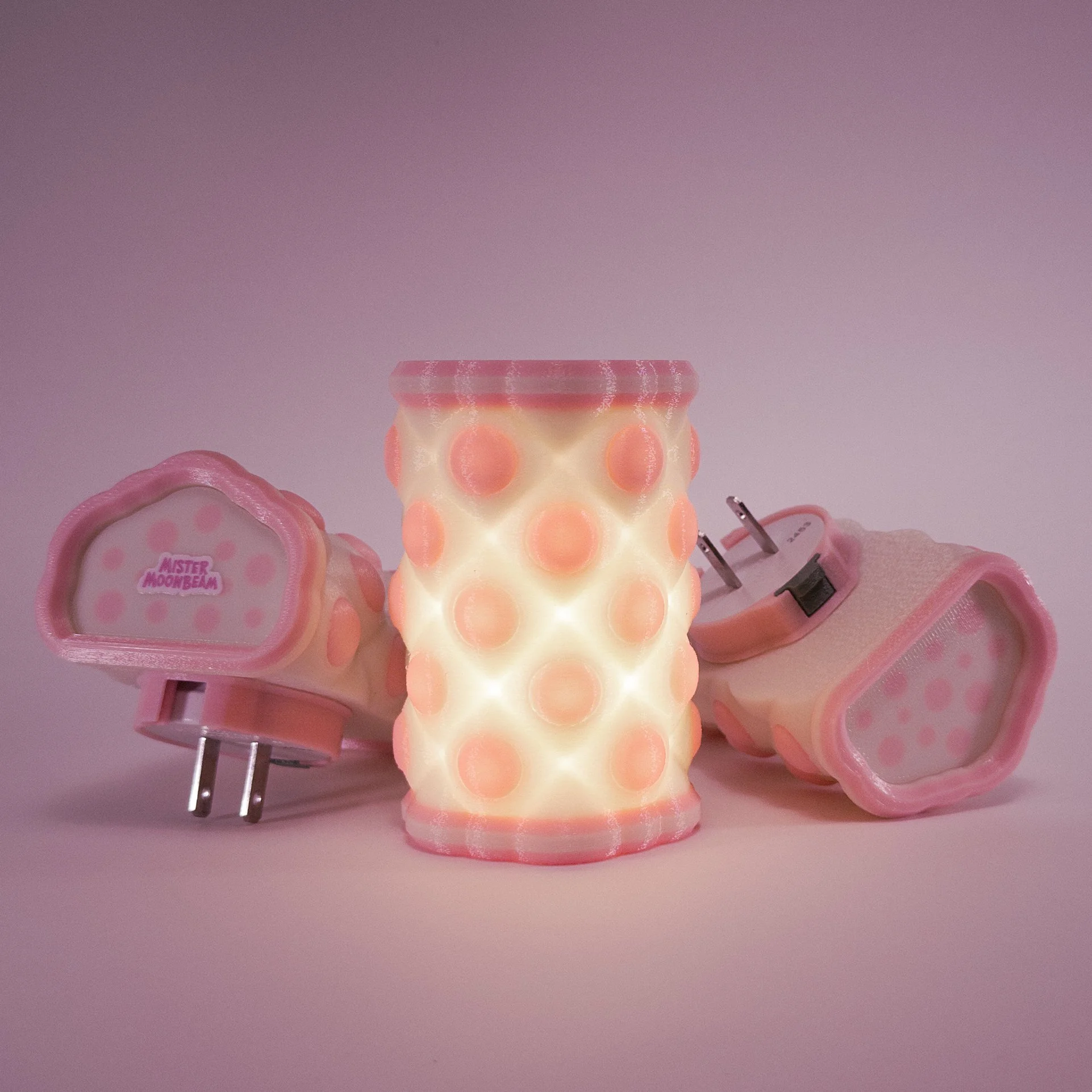 Mini Lamp - Polky - Pink