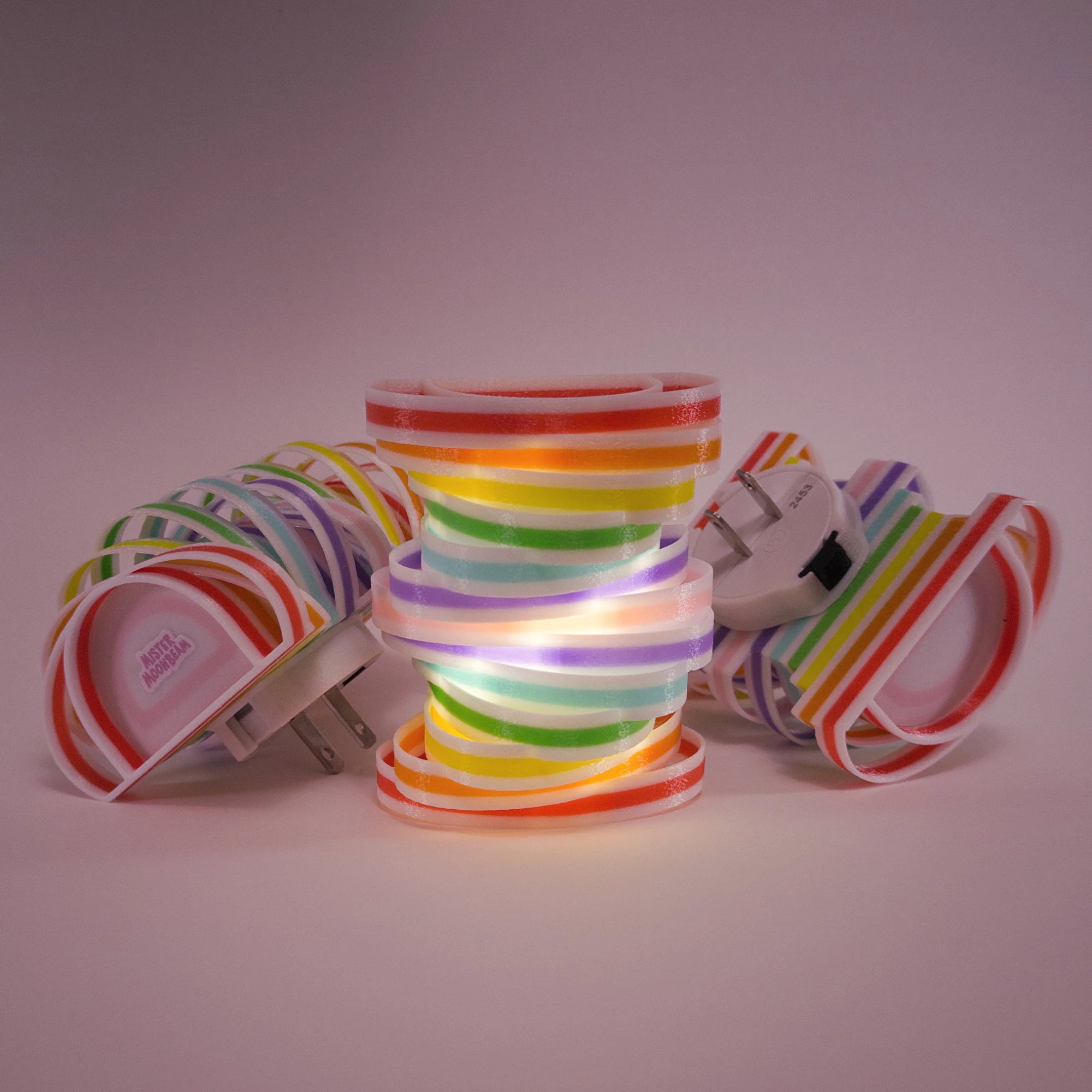 Mini Lamp -  Spinoval - Rainbow