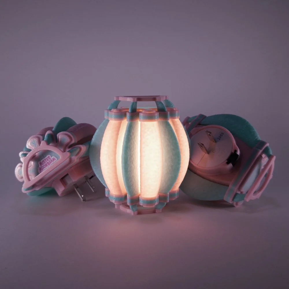 Mini Lamp - Airship - Berry Colors