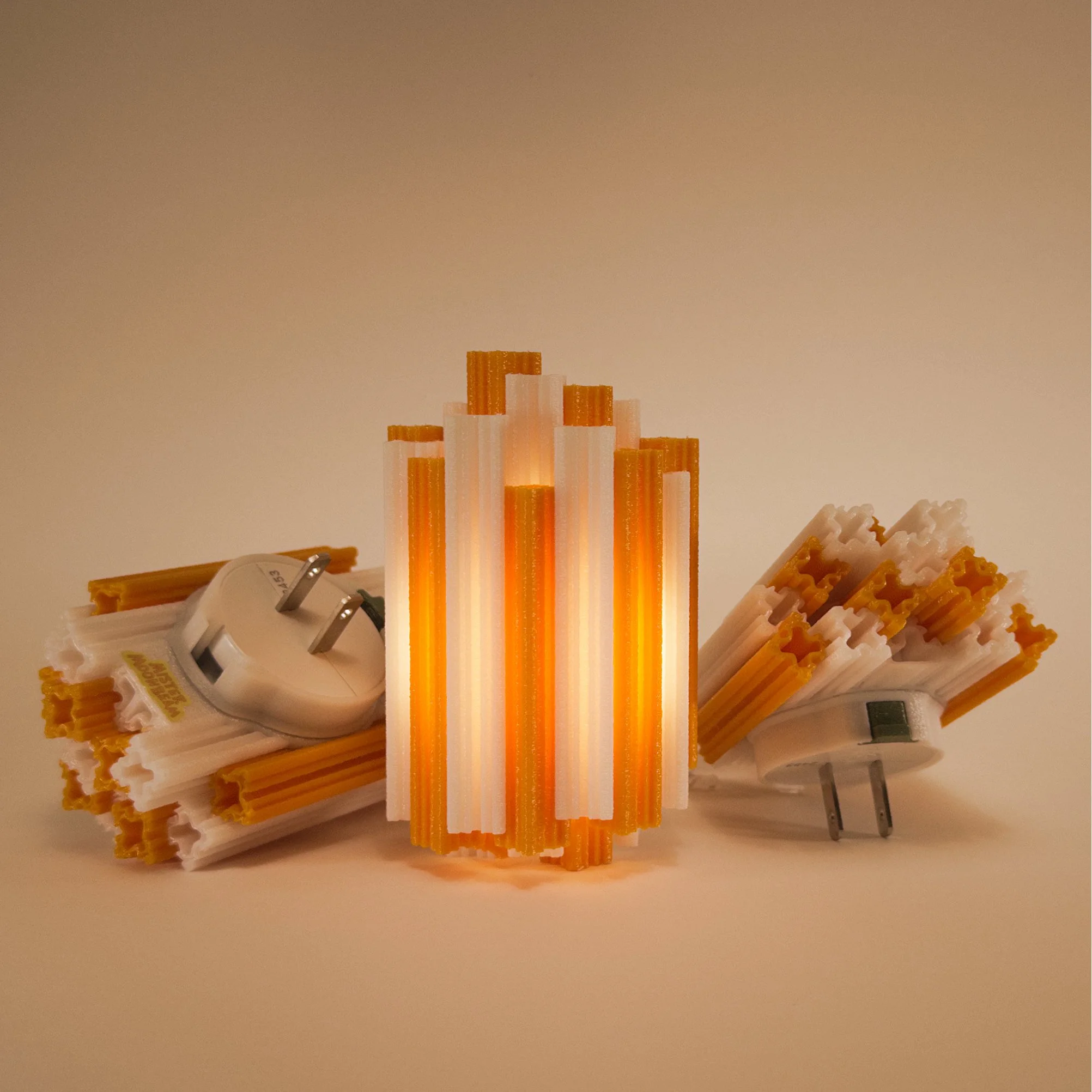 Mini Lamp - Churros - Orange