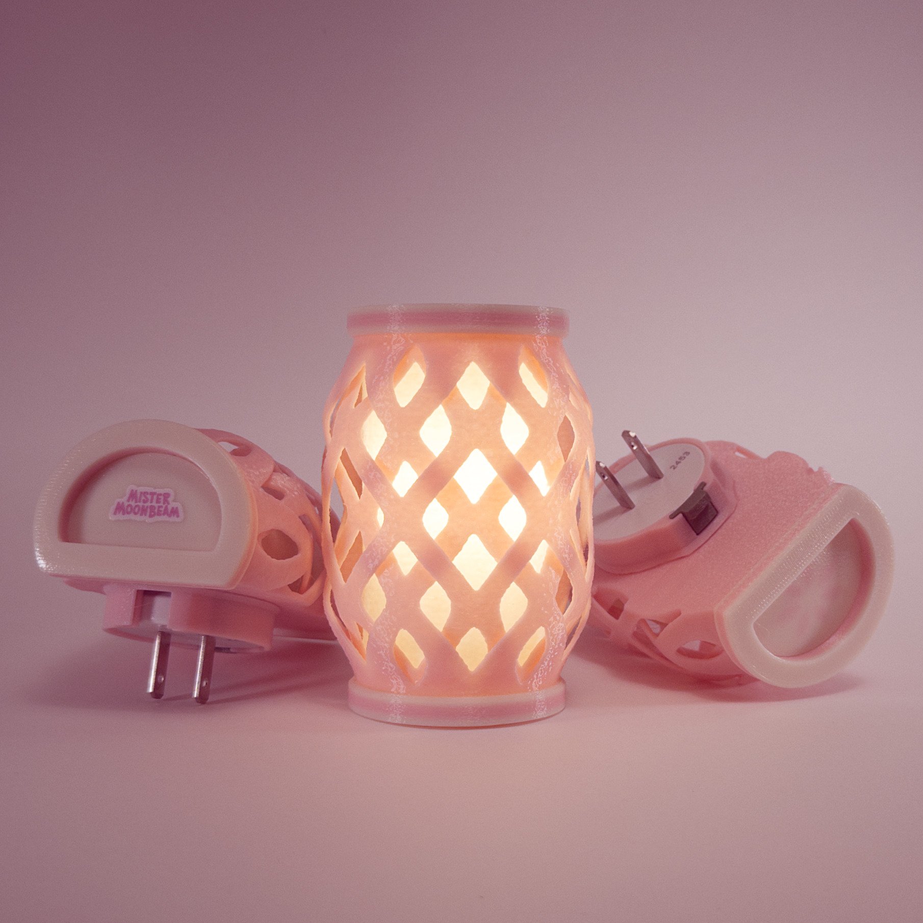 Mini Lamp - Wovenly - Pink