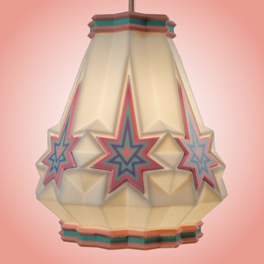 Seven Stars berry pendant lamp seen from the side