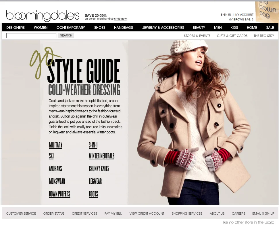 Bloomingdale's Cold Weather Style Guide
