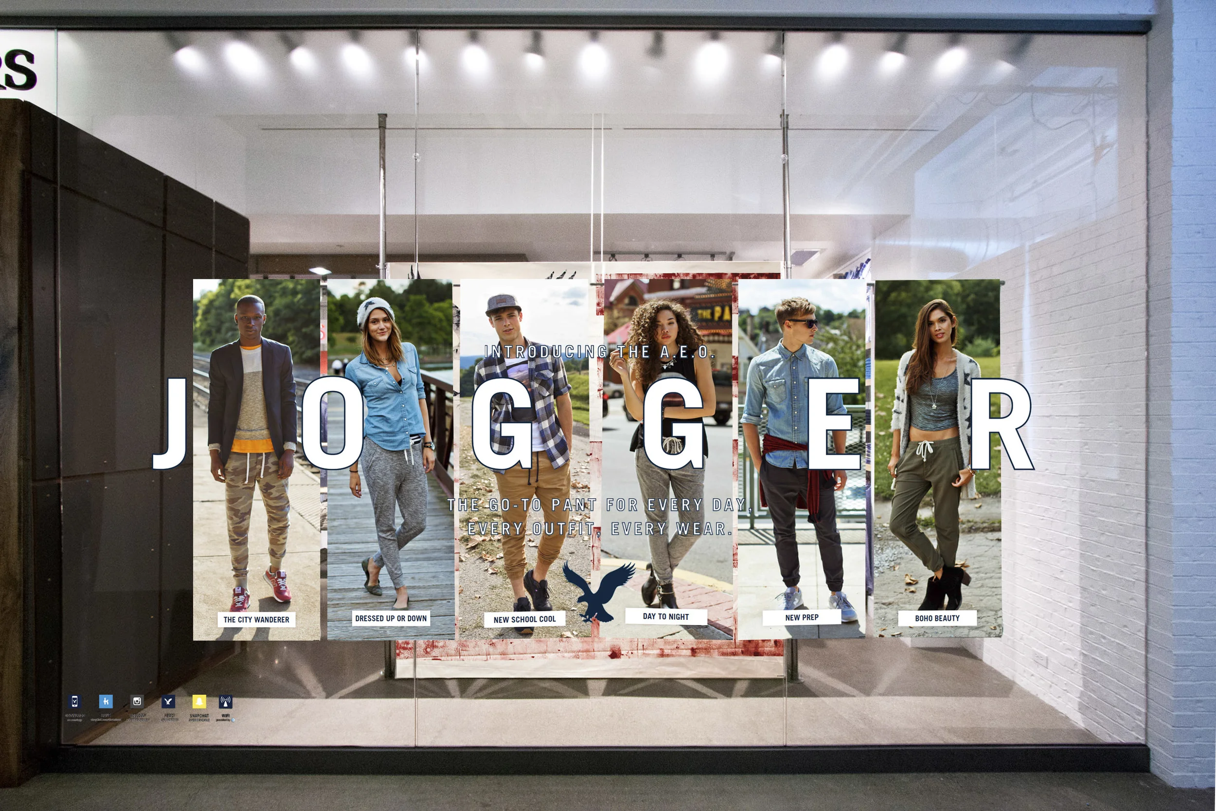 AEO Jogger Window