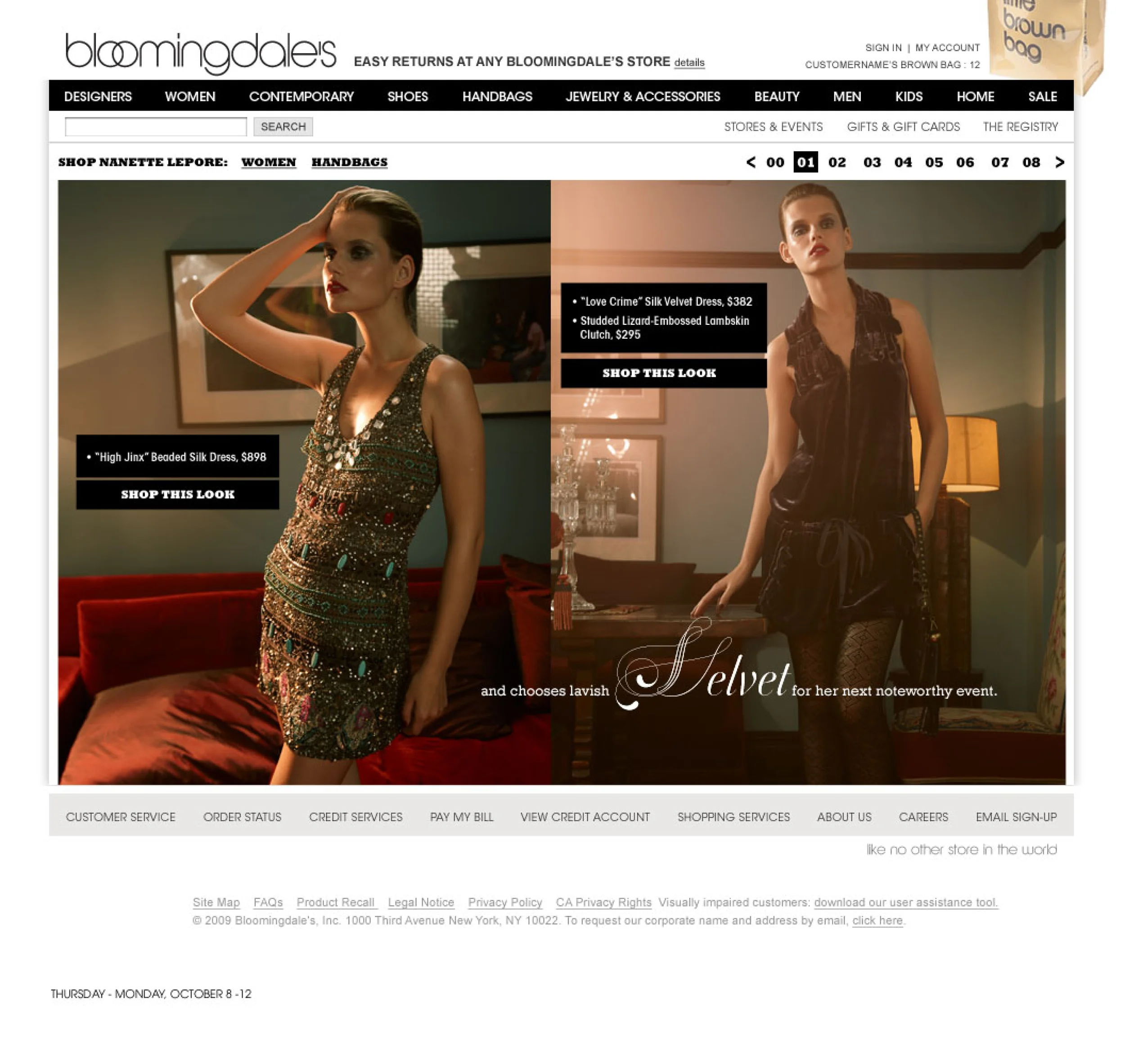 Bloomingdale's Nanette Lepore Lookbook
