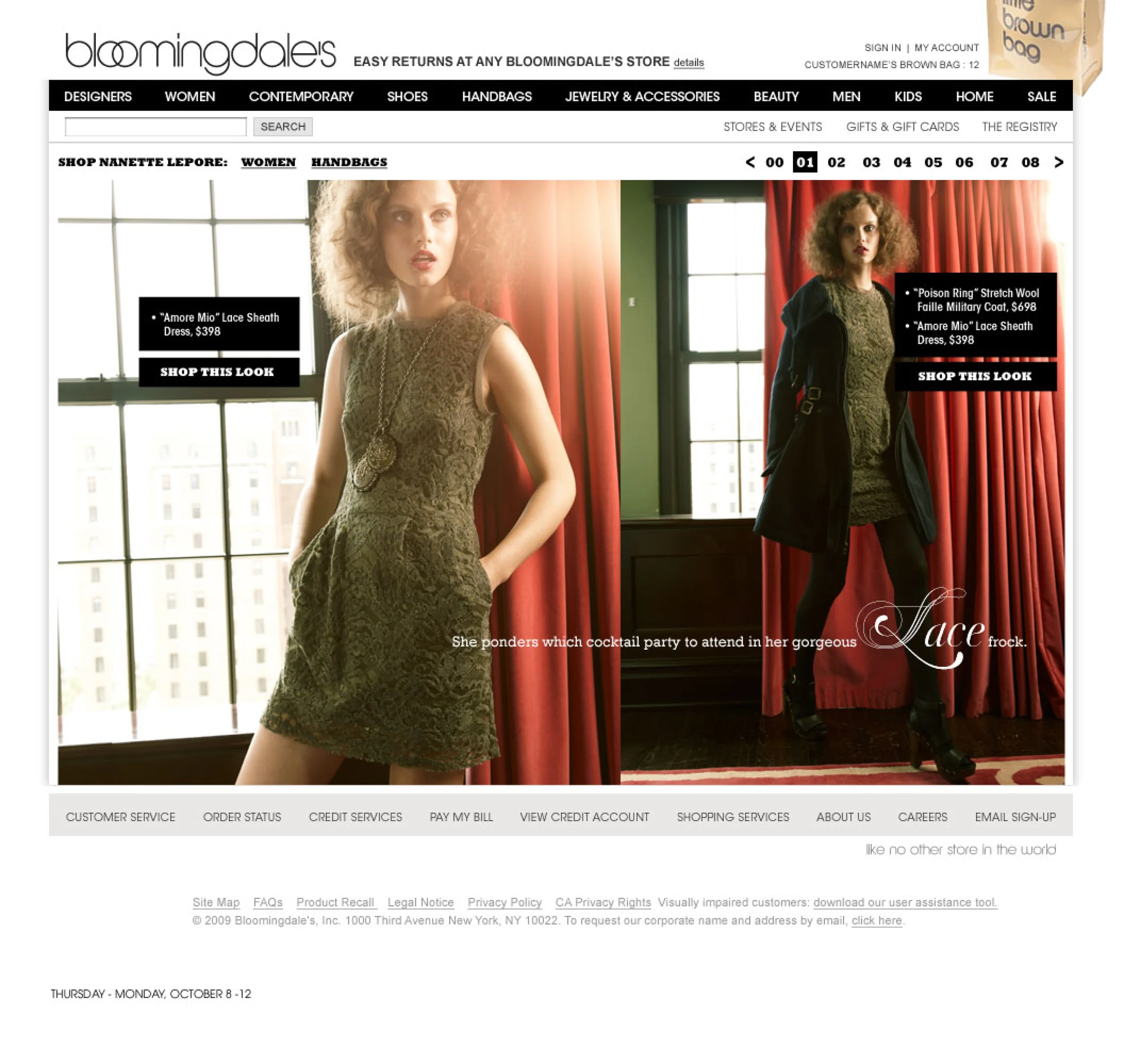 Bloomingdale's Nanette Lepore Lookbook