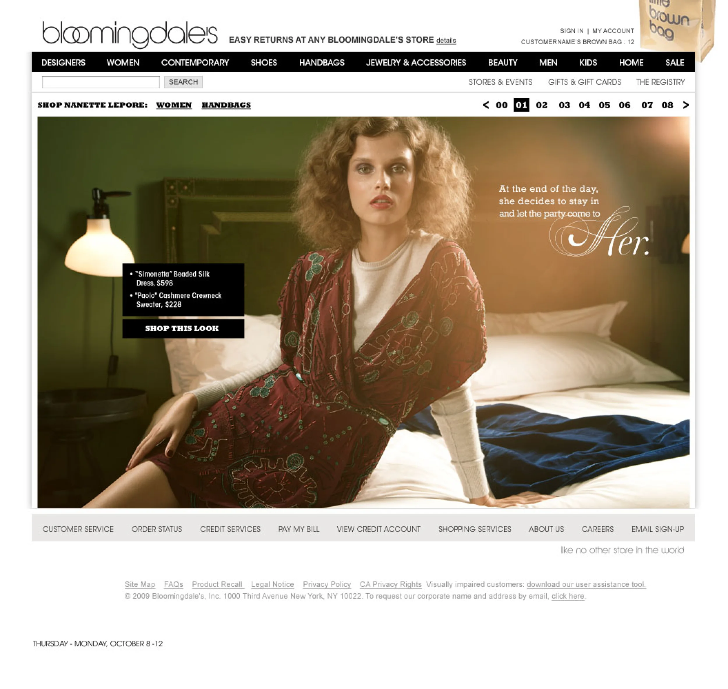 Bloomingdale's Nanette Lepore Lookbook