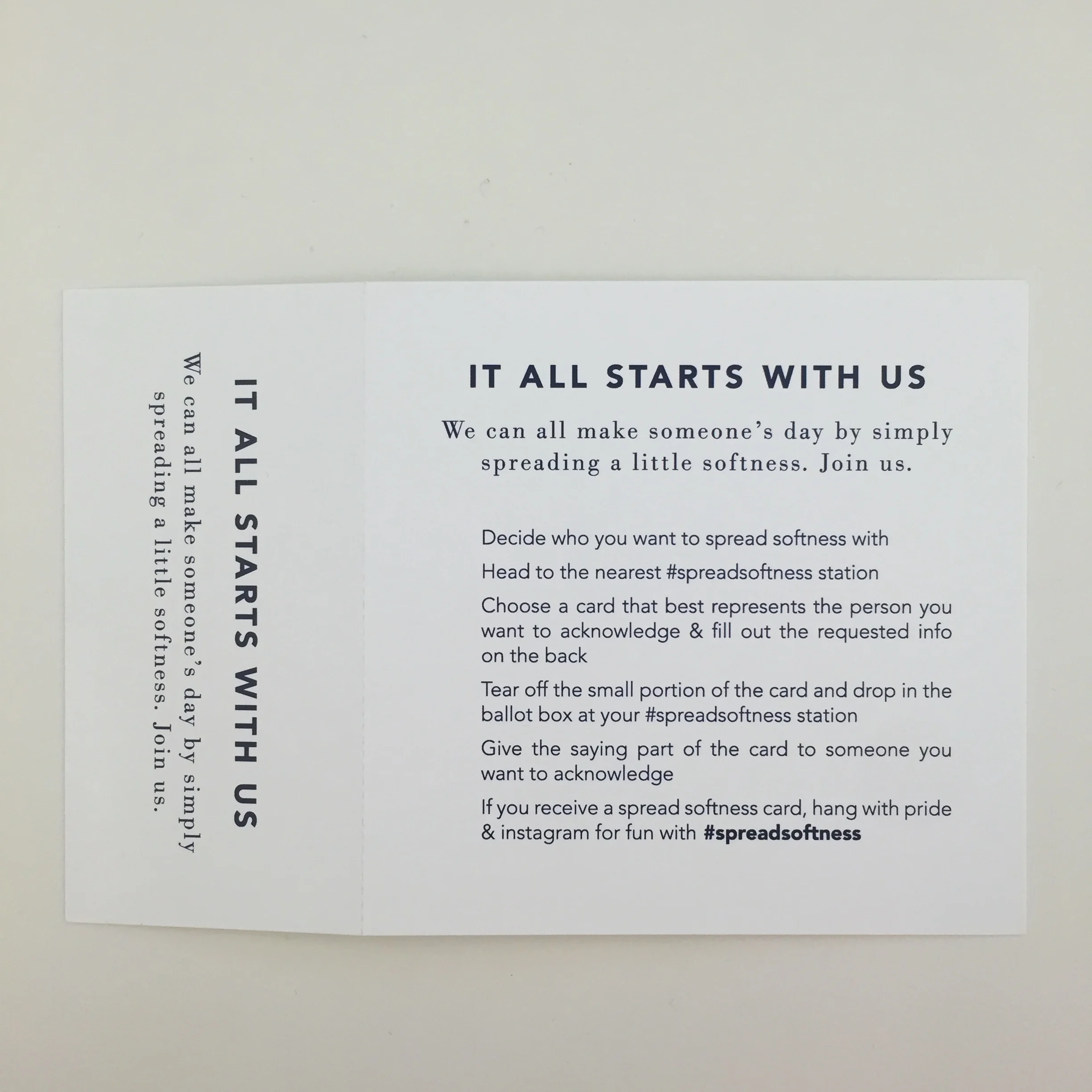 Splendid #SpreadSoftness Postcard Series