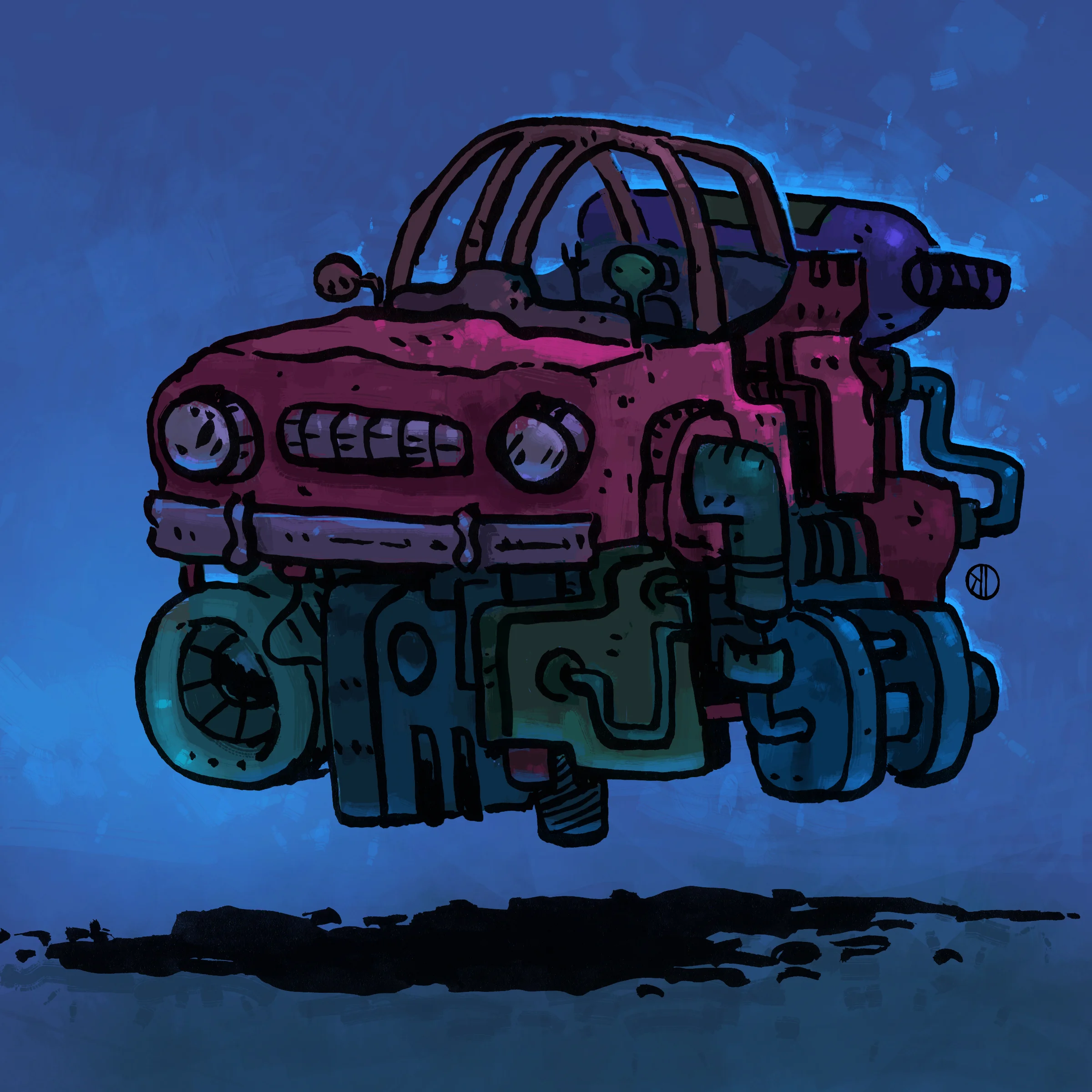 Rust Bucket "Could you believe that I found a vintage 2386 chevy in the Junkyard?! The JUNKYARD of all places. AND it only has 250,000 miles on it too! What a find!"