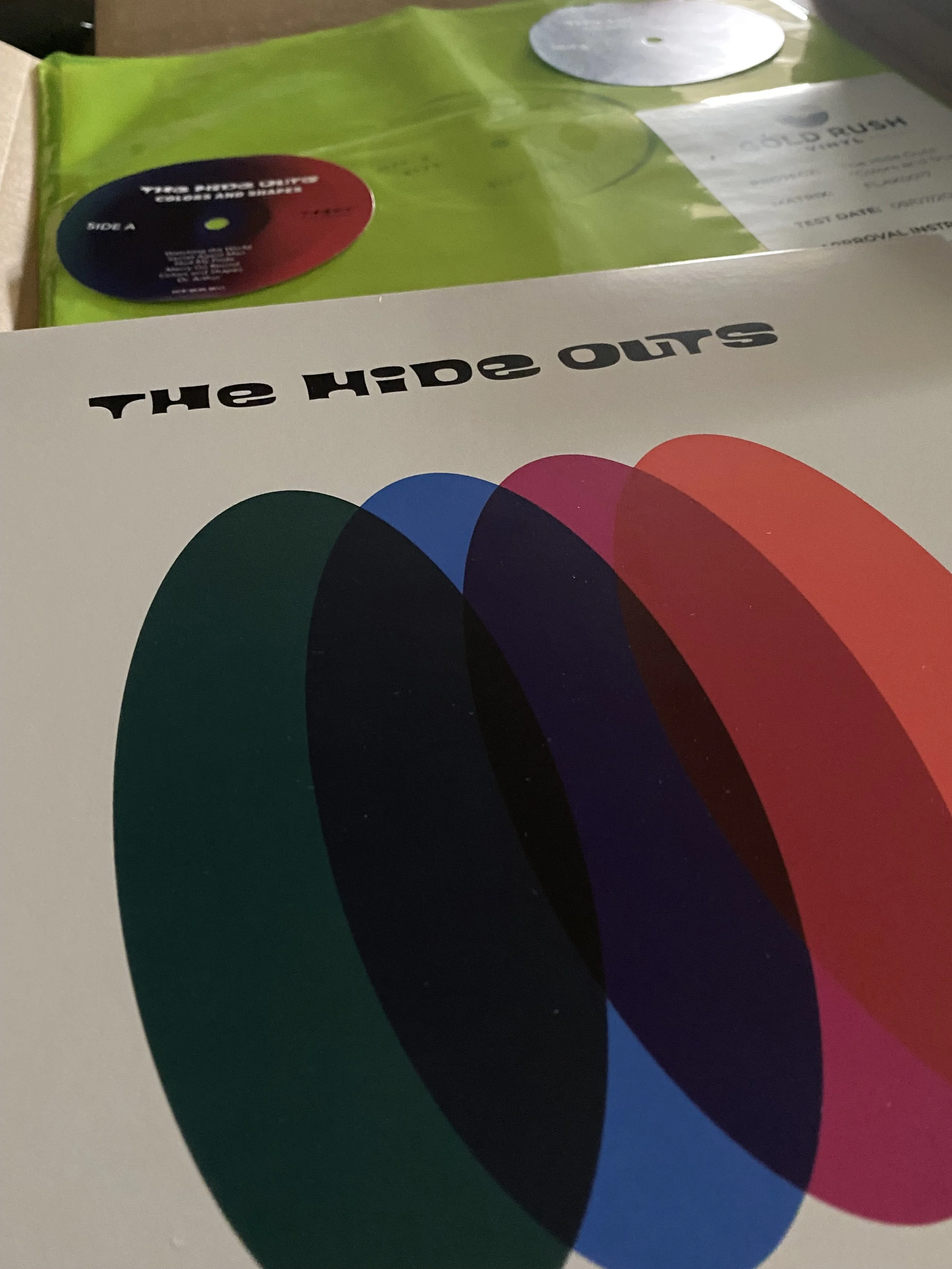 The Hide Outs "Colors And Shapes" LP