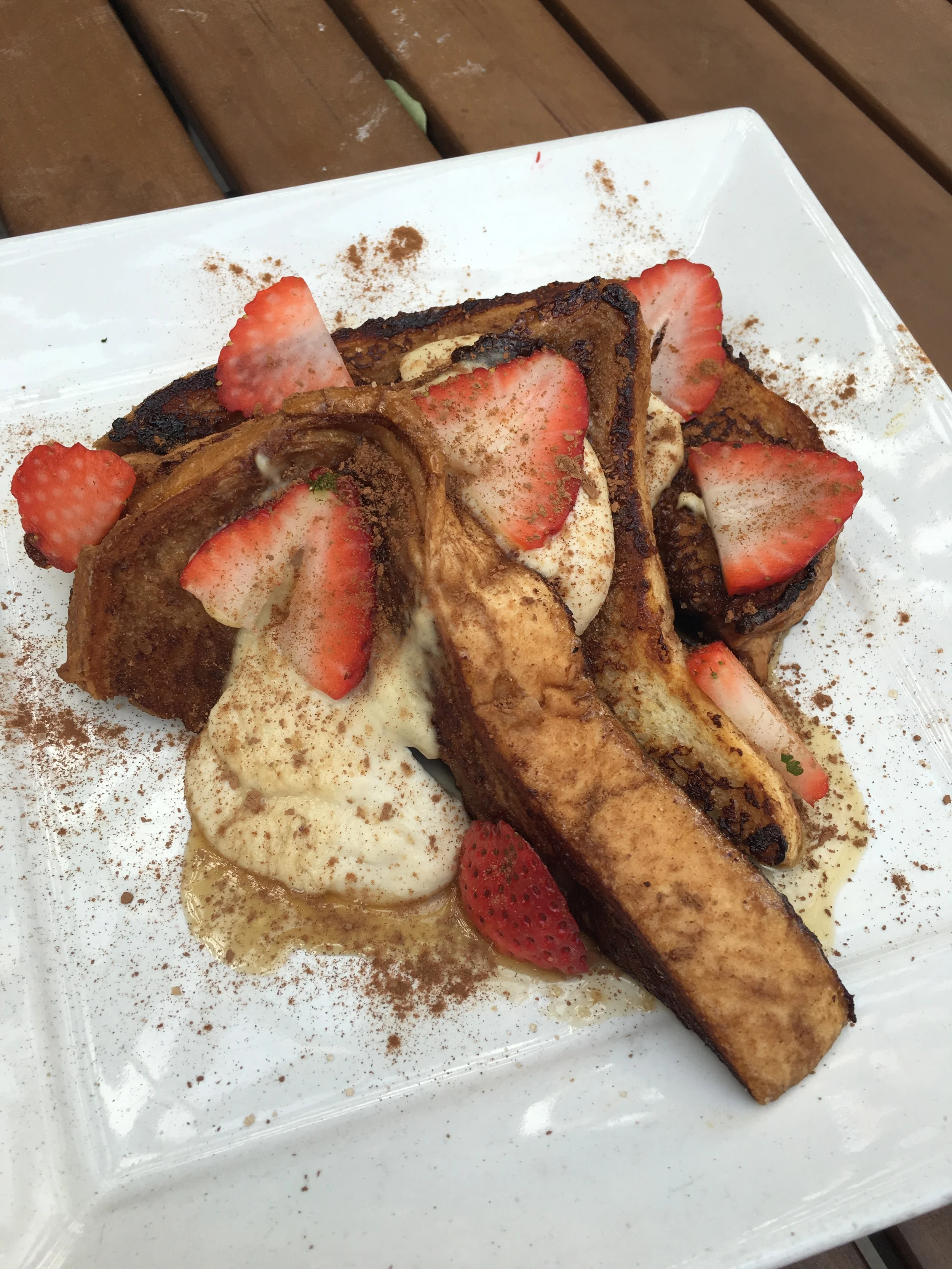 Lunch: Tiramisu French Toast 