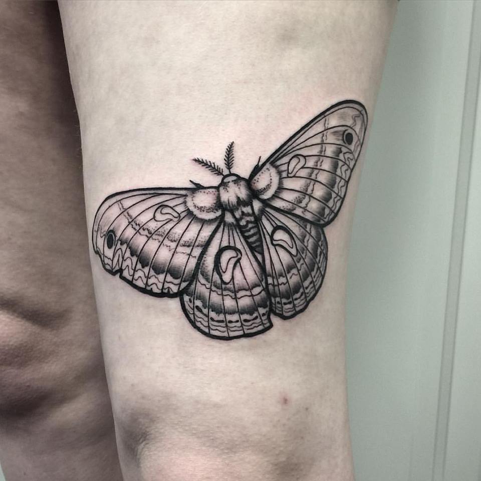 Moth tattoo by Otheser Tattoo  Post 14690