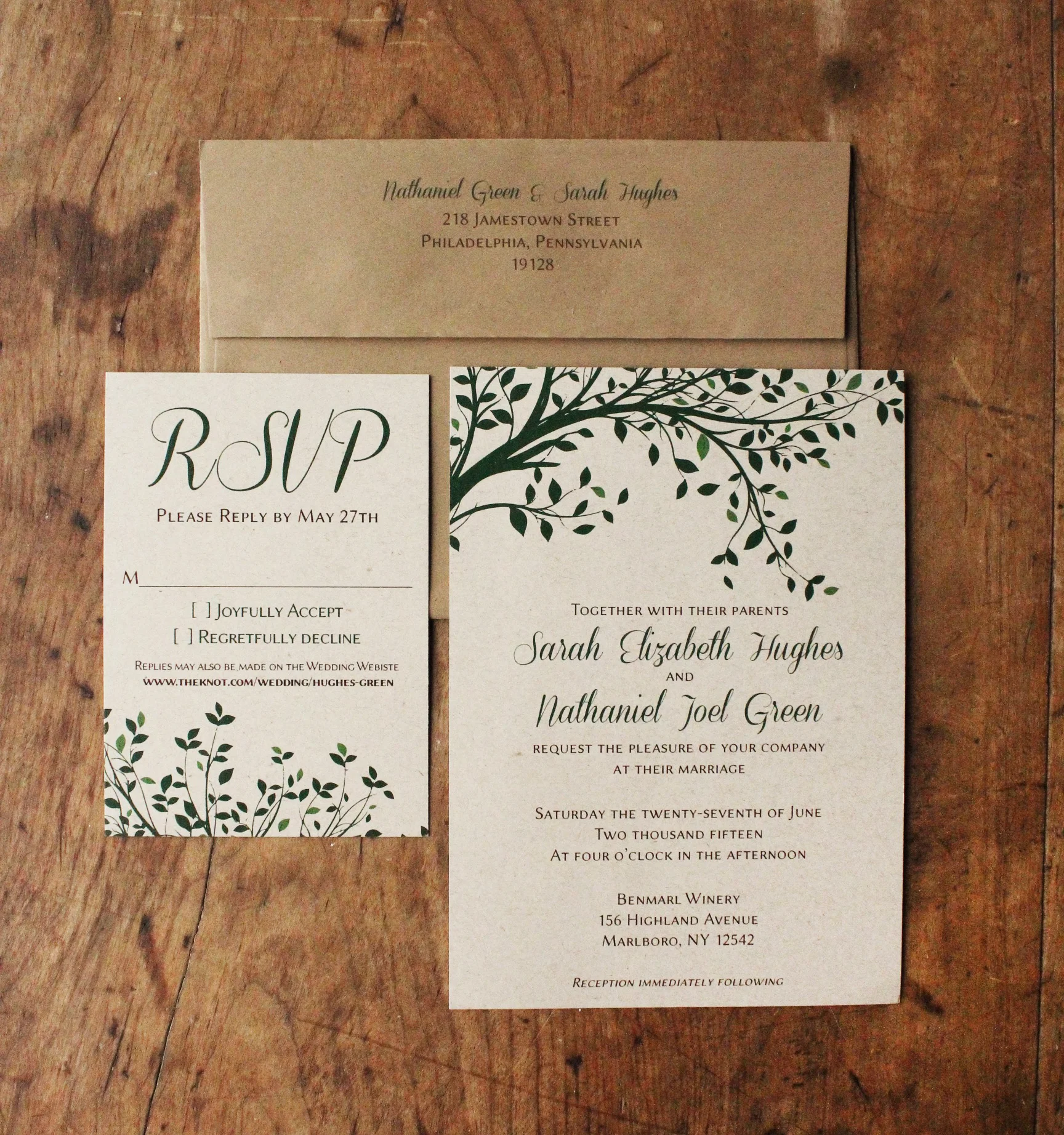 nate & sarah | invitation suite