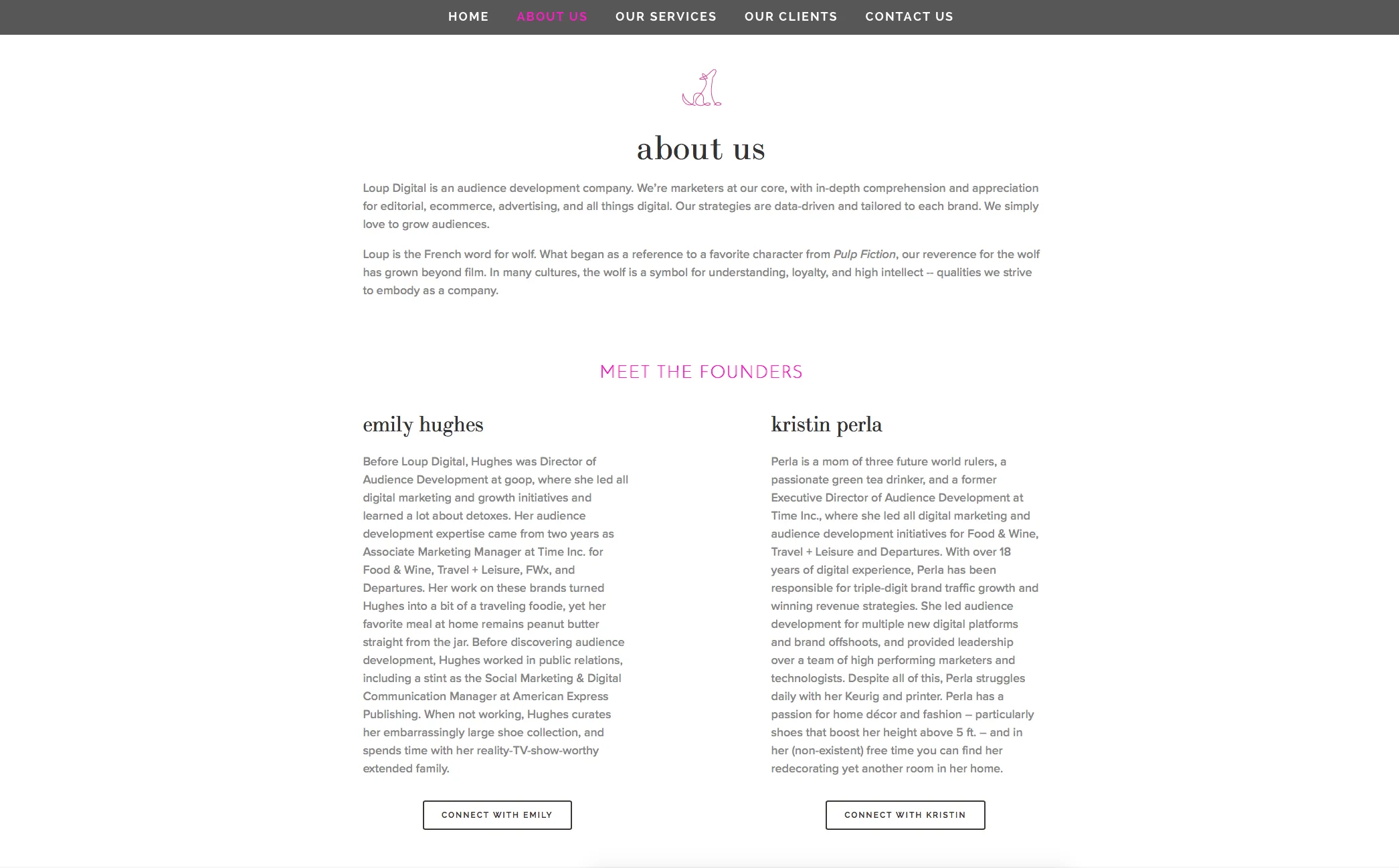   loup digital &nbsp;| &nbsp;website design   hosted by squarespace  