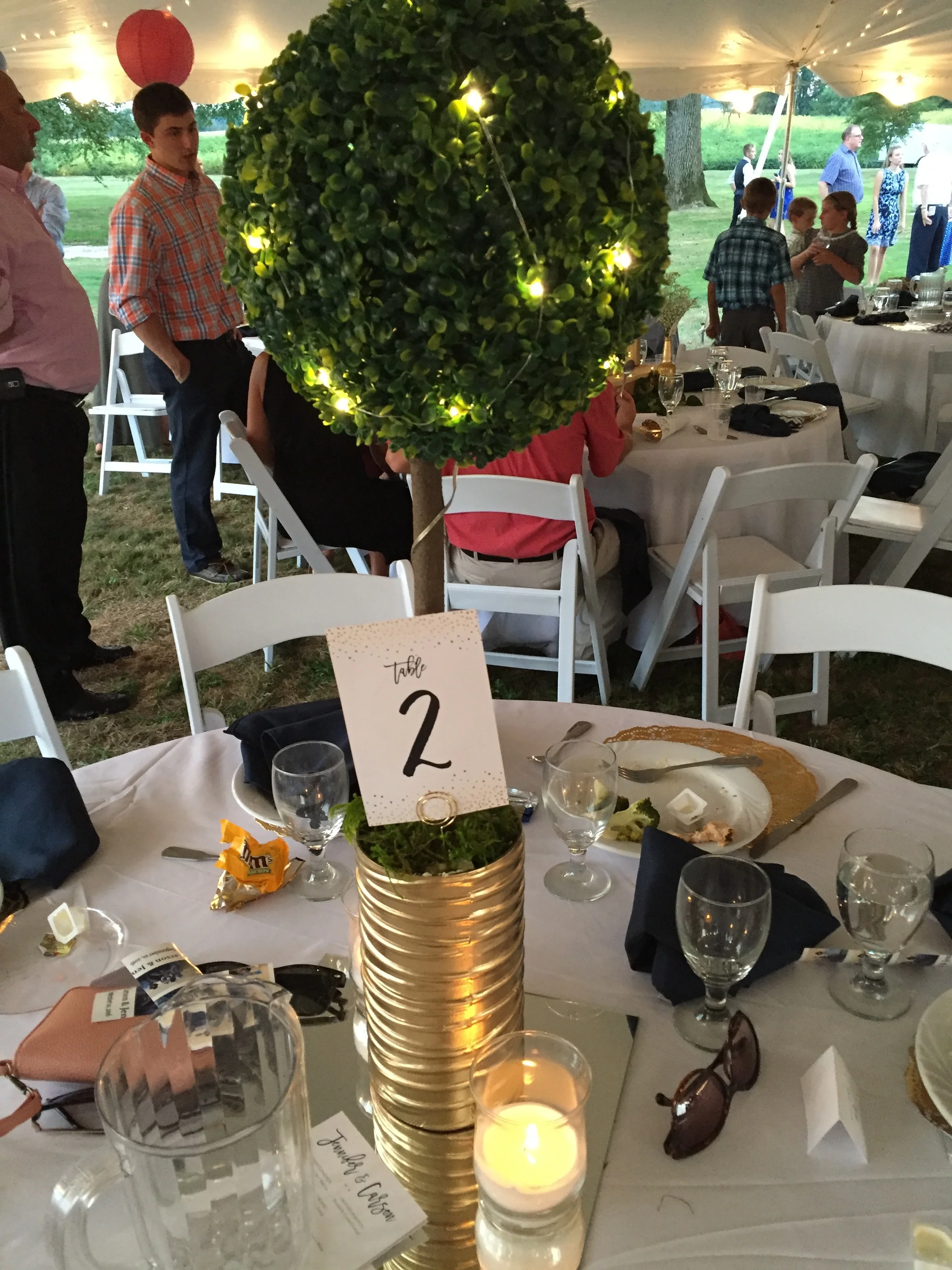   jen &amp; carson | table numbers  