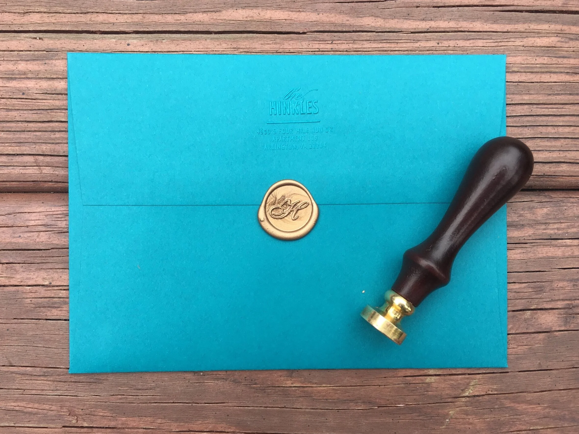  amy &amp; andrew | wax seal 