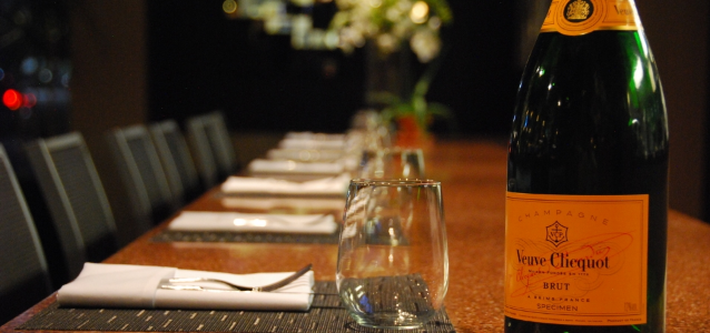 Toscano Bar with Verve Cluequot Brut