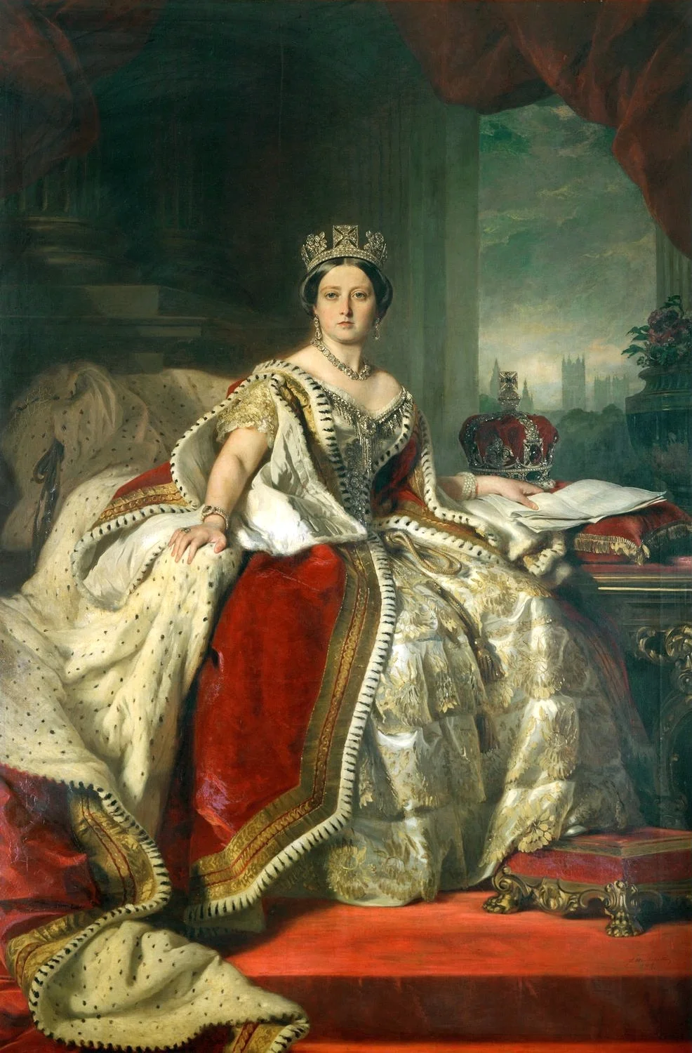 Franz Xaver Winterhalter. Queen Victoria , 1859
