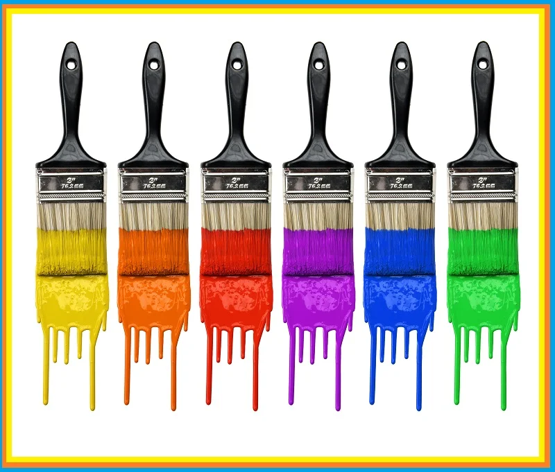 Paintbrushes With Paint
