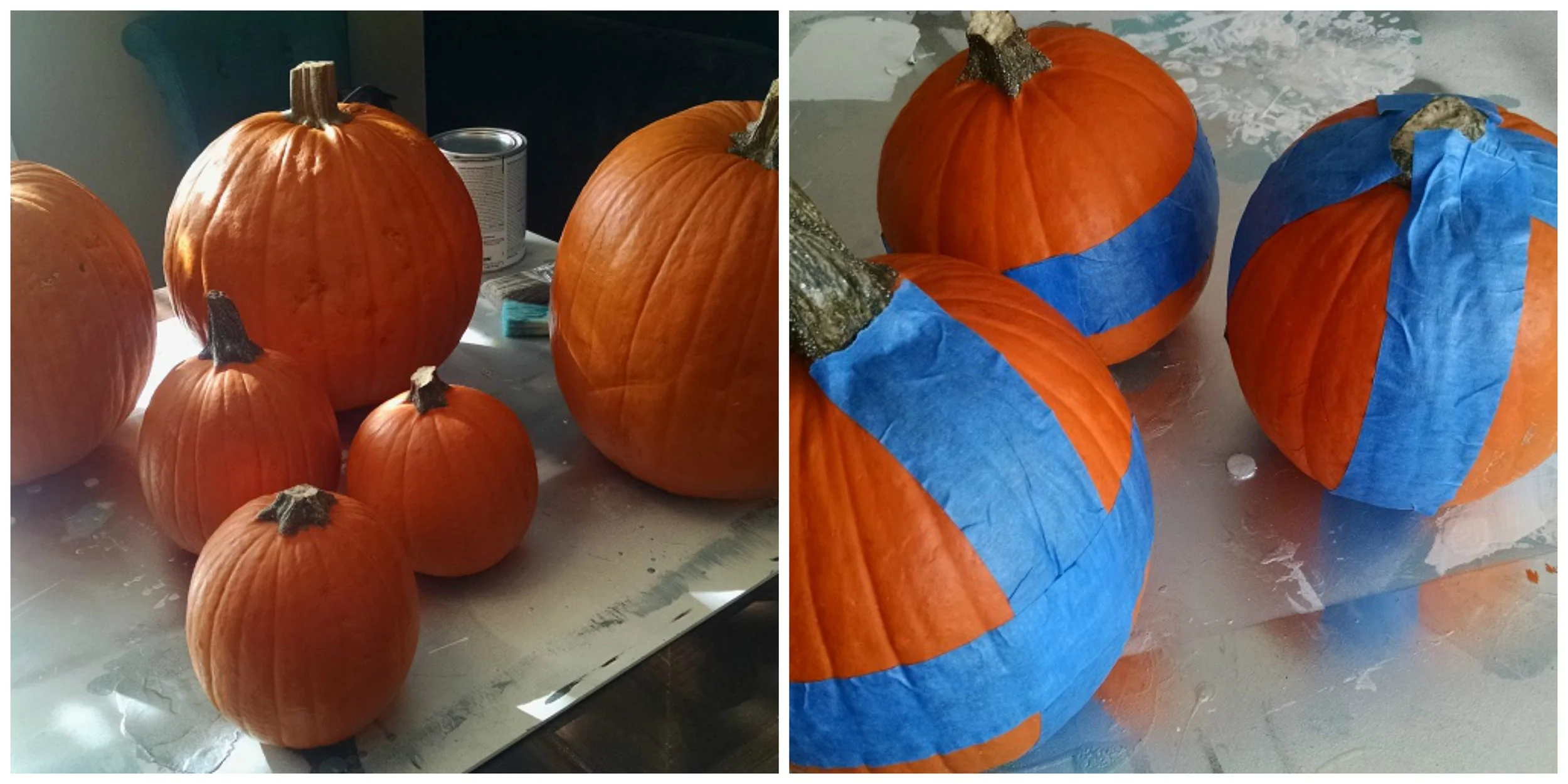 If you want a little guidance when painting...use painter's tape to loosely set your design...