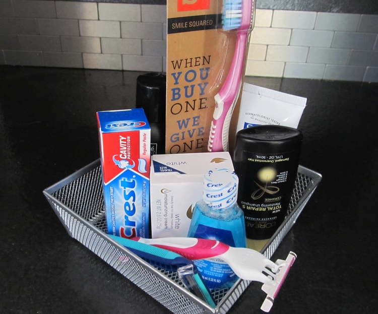 Have extra bathroom items at the ready for your guests.