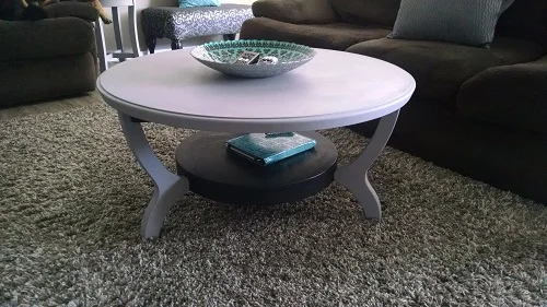 Coffee table purchased at Goodwill for $30 a while ago.