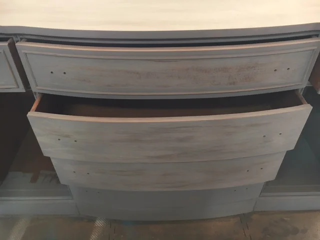 Base coat applied, lightly sanded.