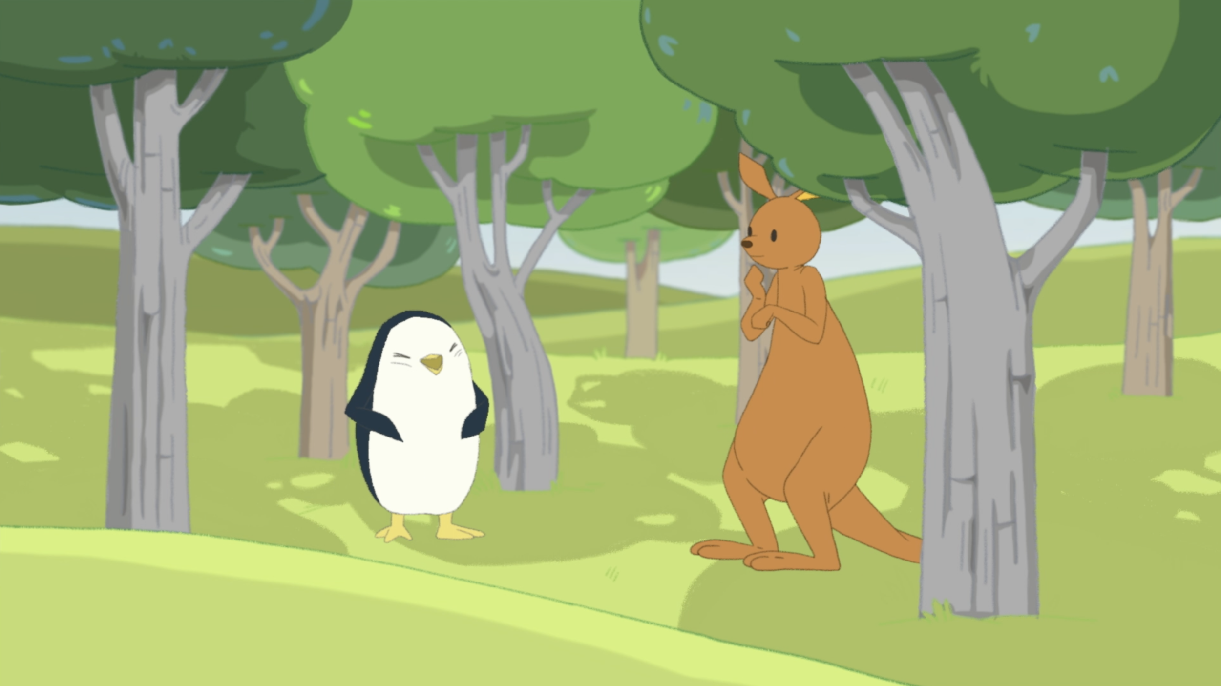 [하하의 뭐든지 뮤직박스] - 캥거루는 폴~짝 펭귄은 총총총총 같이 학교 가는 길!!_#001