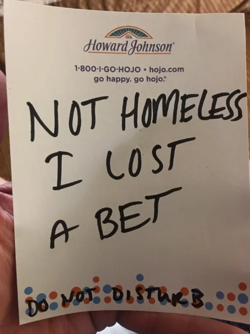 And this note will definitely make sure everybody leaves him alone.
