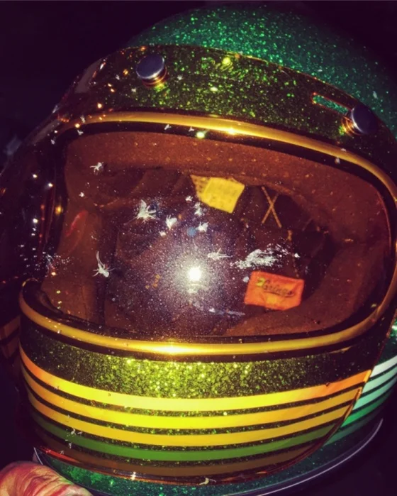 S/O to Biltwell for the helmets & face savers. 