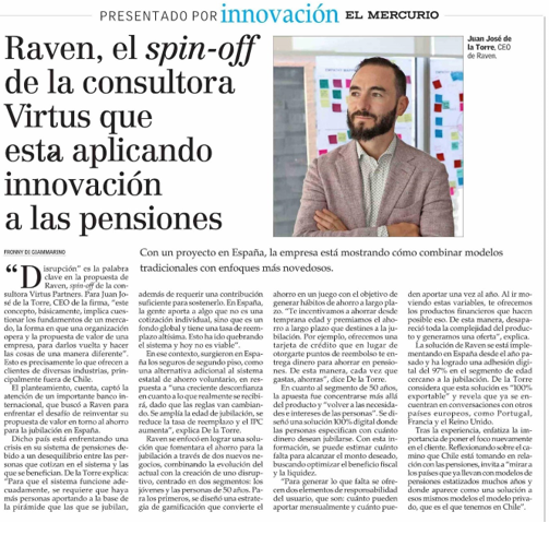 Raven, the Virtus consultancy spin-off that is applying innovation to pensions