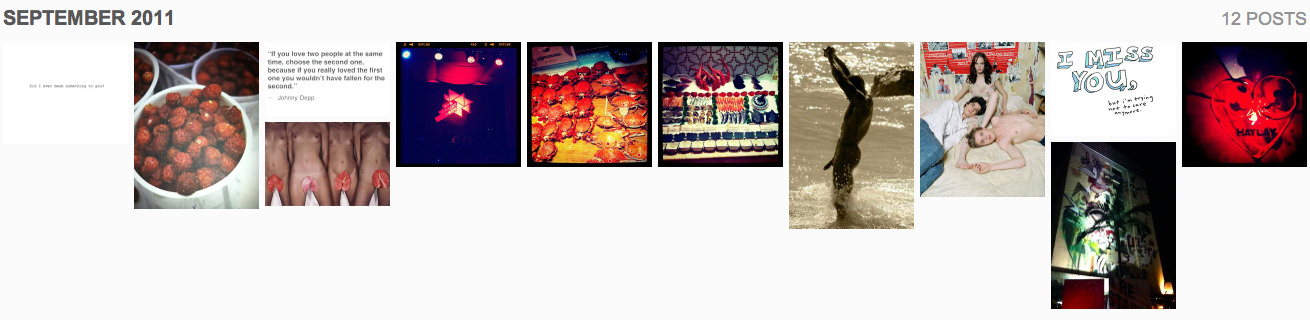 Tumblr Archive Sep 2011