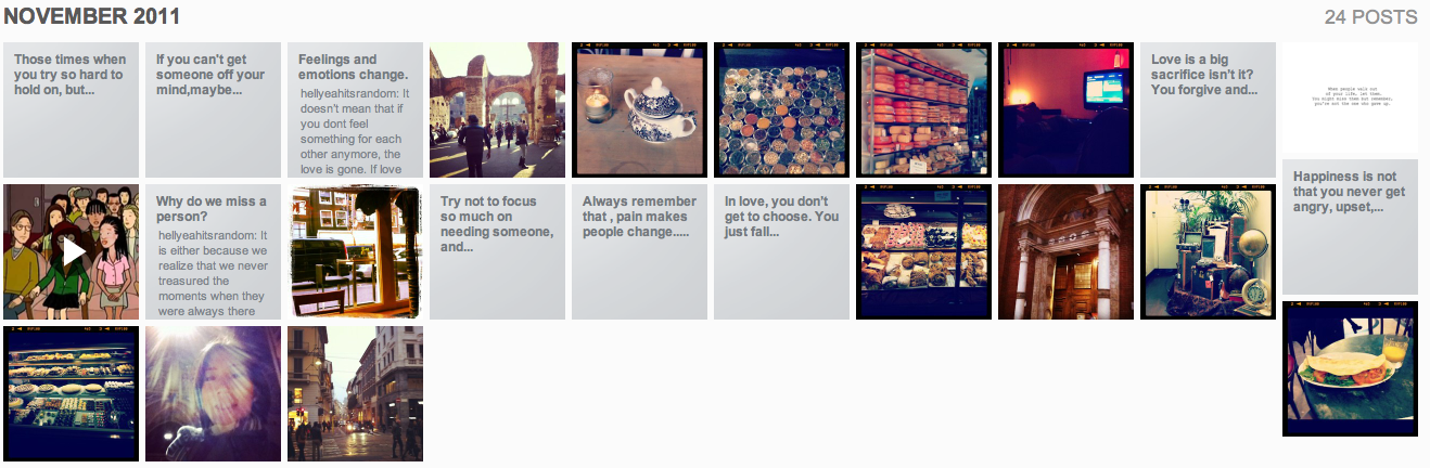 Tumblr Archive NOV 2011