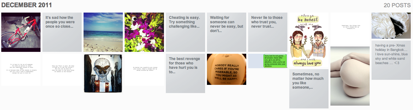 Tumblr Archive DEC 2011