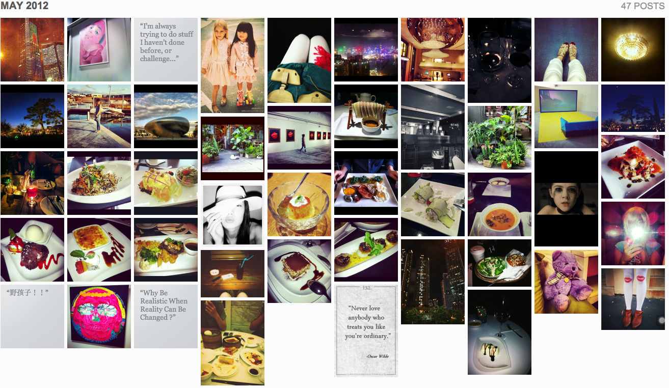 Tumblr Archive MAY 2012